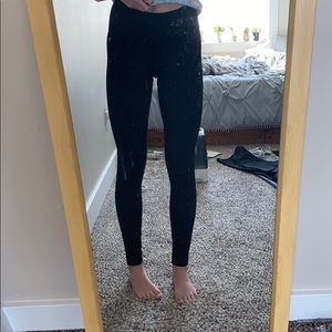 black leggings